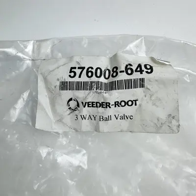 Veeder-Root 576008-649 Apollo 3-Way Brass Ball Valve – Made in USA - Thumbnail 3
